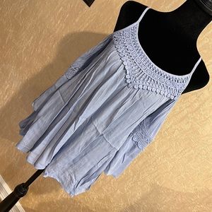 American Rag baby blue blouse top. Last call